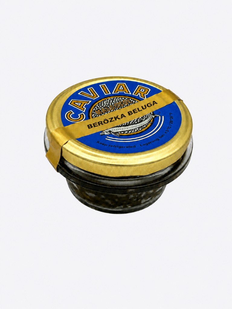 Beluga-Kaviar Malossol 30 g Glas vakuum – BERÖZKA Berlin